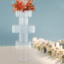 5-Tier Flower Stand for Wedding Crystal Flower Stand Weddings Decoration Flower