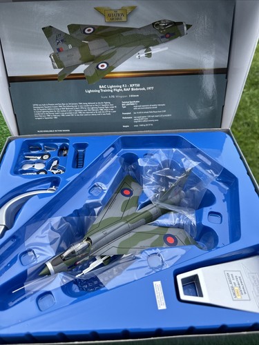 CORGI BAC Lightning F.3-XP750- Lightning Training Flt. RAF Binbrook Edición LTD - Imagen 22 de 24