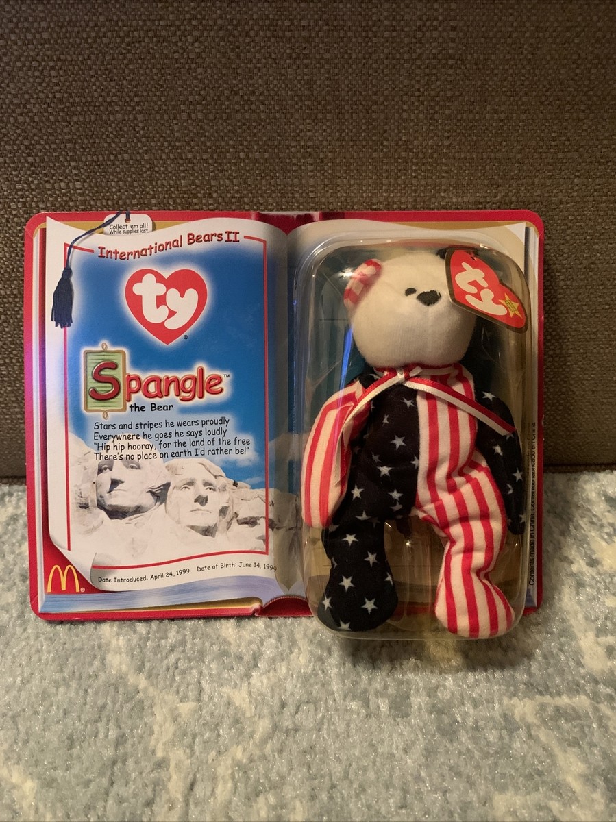 Beanbag Plushies Mcdonalds Ty Spangle The Bear Spangle The Bear Ty