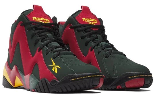 HAMI✴︎Super Rare✴︎jazzy mellow R&G Men Reebok Hurrikaze II Basketball Shoes Green Yellow Red