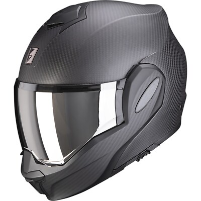 Scorpion Klapphelm EXO-Tech Evo Carbon Solid Gr. L Motorrad Helm matt