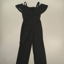 Adrianna Papell Women's Banded Off Shoulder Jumpsuit Size 4 Black NWT