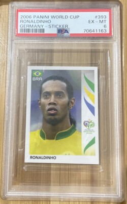 Ronaldinho 2006 Panini World Cup Sticker #393 PSA 6 | eBay