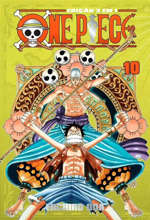 ONE PIECE 3 EM 1 [Vol.15] ワンピース EIICHIRO ODA Mangá Brazil 2023 Português  LACRADO