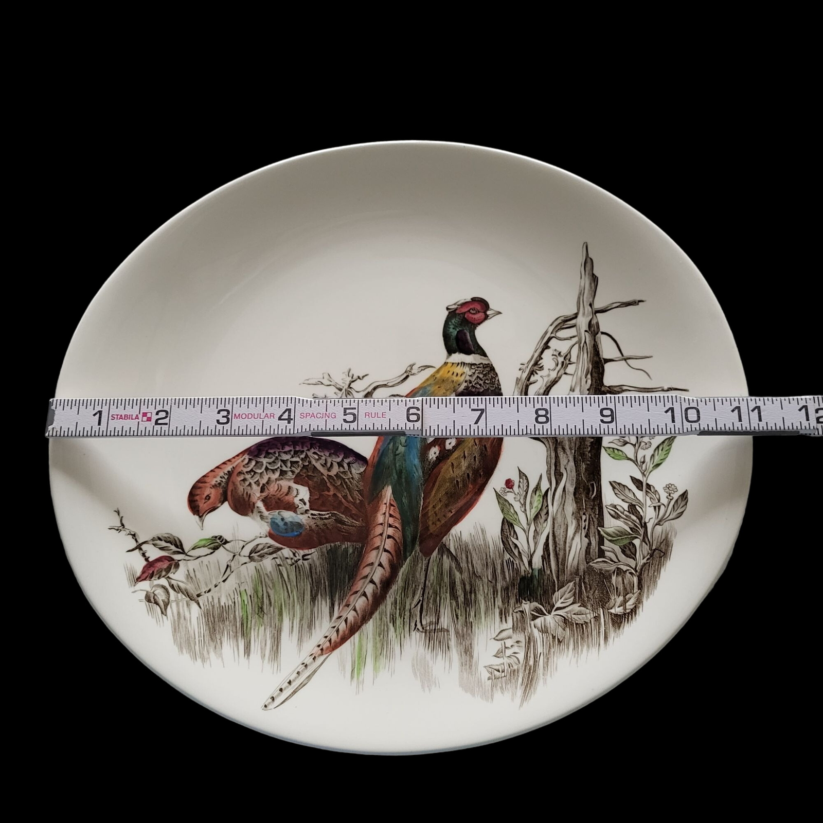 Vintage Mid Century Johnson Brothers Game Bird Oval Platter Pheasant