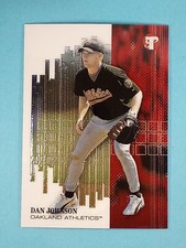 2002 Topps Pristine RC Dan Johnson Oakland Athletics A's #182 250/1999 ⚾