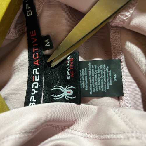 Spyder Active Hoodie Sweatshirt Womens Medium Pink Athleisure Pullover Outdoor - Picture 6 of 9