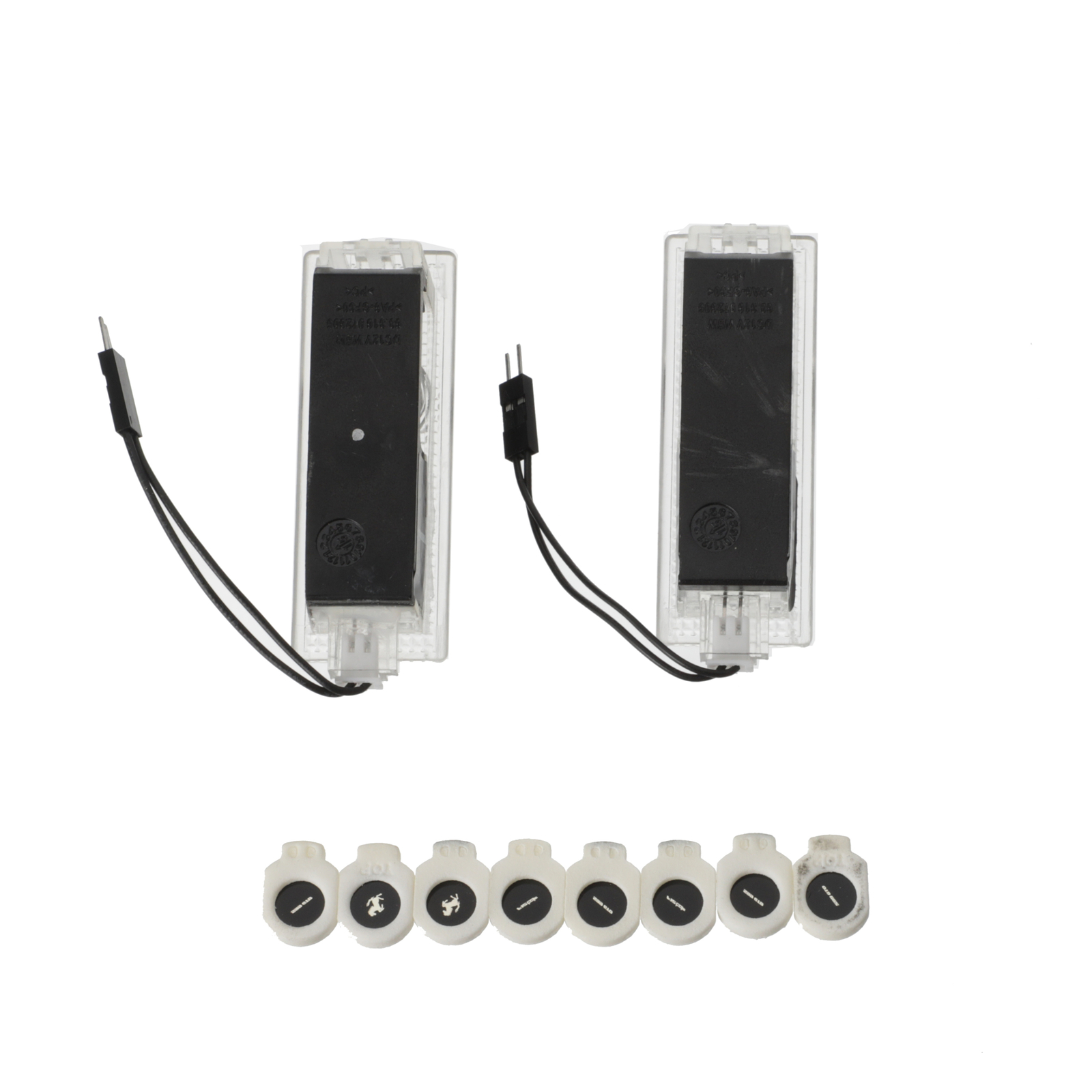 GENUINE FERRARI V12 Sport Series Door Sill Plate Light Illumination Kit 70004723