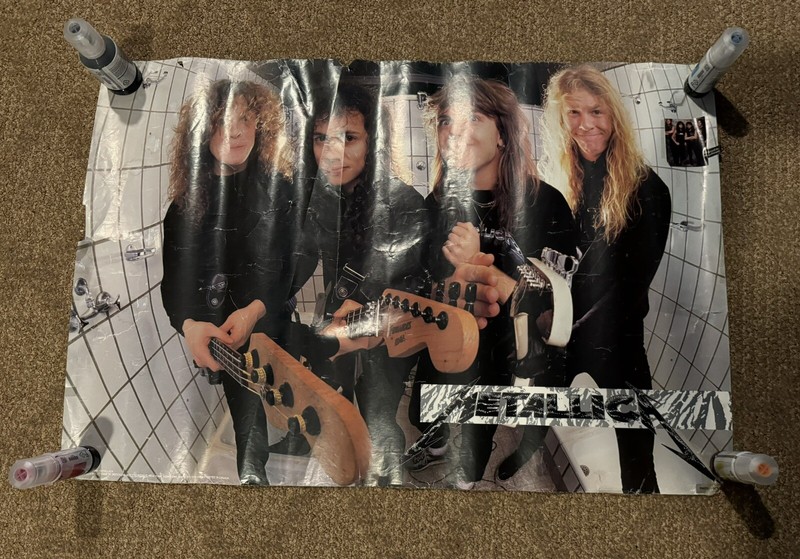 Vintage METALLICA Garage Days 1986 Poster!!