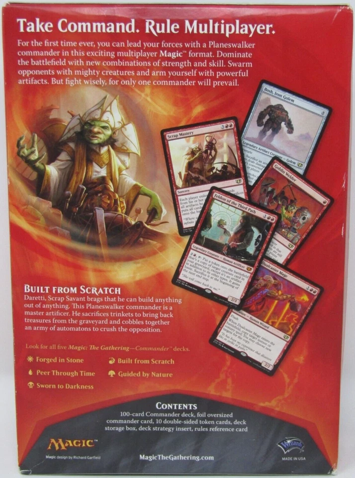 MTG Built From Scratch Commander Deck 2014 Sealed - Image 3 of 4