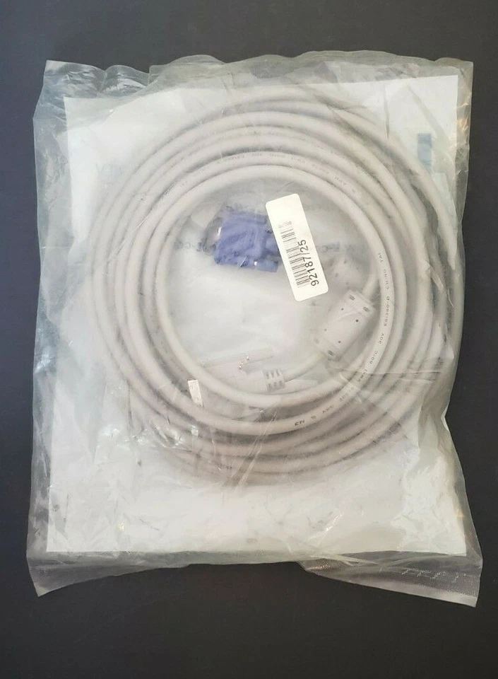 10 feet Dual Link DVI-I (24+5 pin) Male to VGA Male Cable Adapter Gray SP41004 - Image 2 of 4