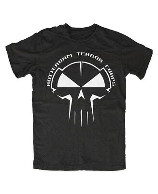 Rotterdam Terror Corps T-Shirt schwarz Hardstyle Gabba Hardcore Techno RTC