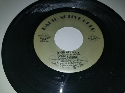 OHIO EXPRESS She's Not Comin' / Down At Lulus RADIO ACTIVE 6 VINYL 7'' 45 RECORD