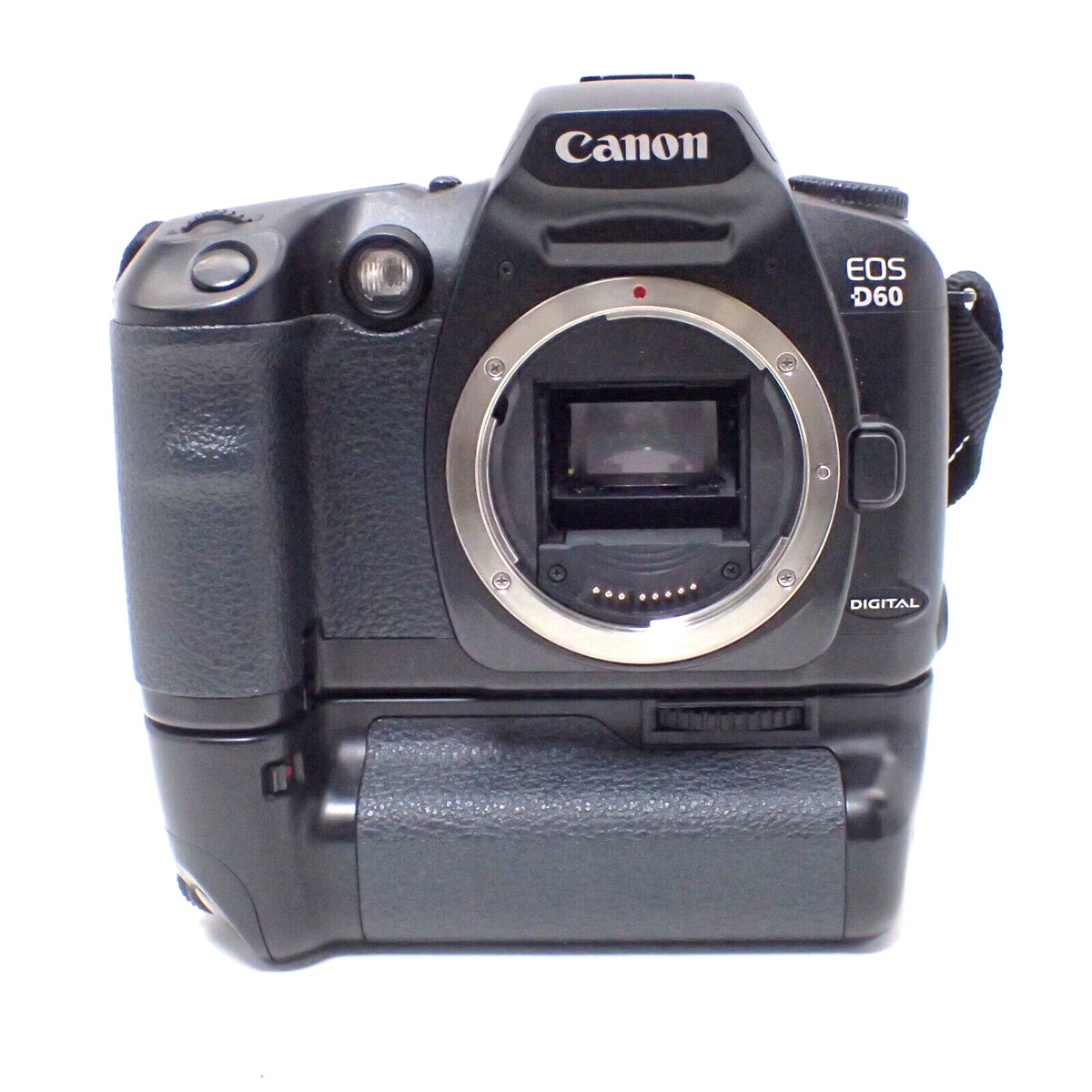 Canon EOS D60 6.3MP Digital SLR Camera Black Body w BG-ED3 Grip 
