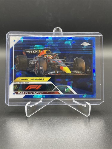 2023 Topps Chrome F1 Formula 1 Sapphire Edition Max Verstappen Red Bull #189