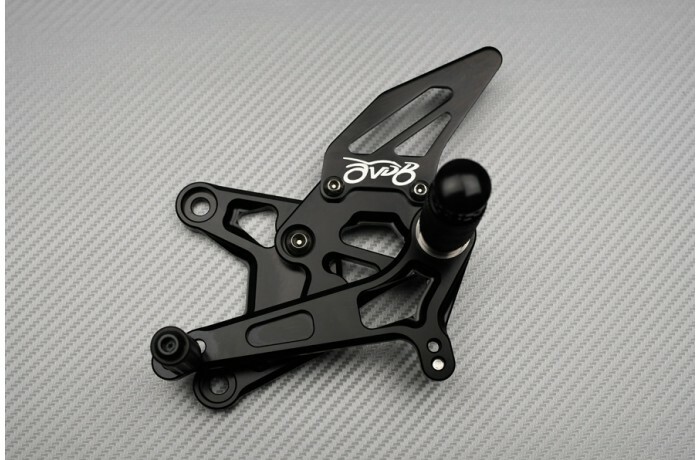 Commandes reculées ajustables ZX6R argent pour supprimer le jeu au sélecteur - 4