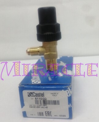1PC NEW FOR Castel Globe valve right angle valve 6110/22 1/4SAE*1/4NPT