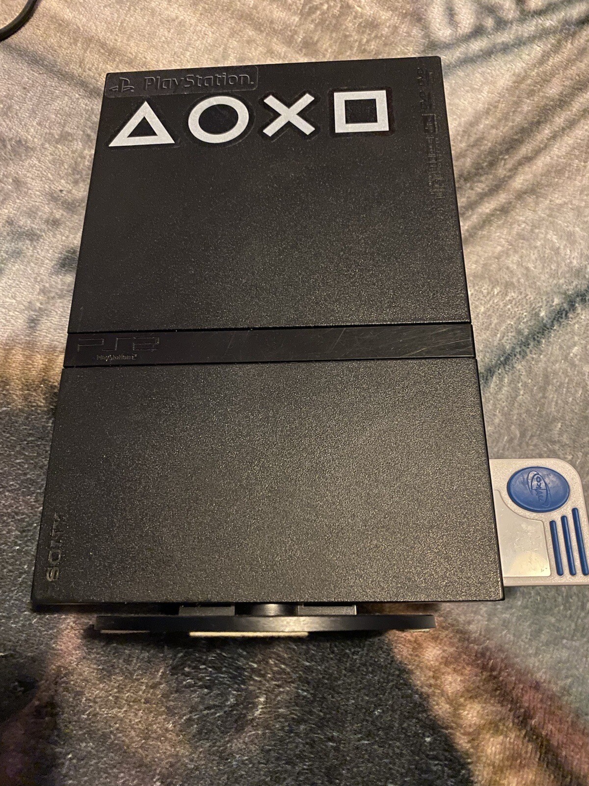 Sony PlayStation 2 Slim SCPH-75001 with Official Stand-image