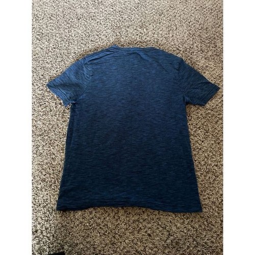 Hawk blue/black men's v neck t-shirt size small - Picture 7 of 8