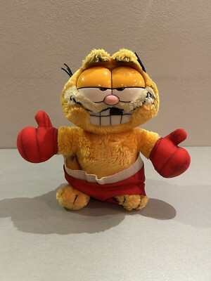Vintage Boxer Garfield 1981 Plüsch Stofftier Dakin
