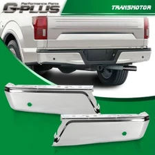New Chrome - Steel Left & Right Rear Bumper Ends  Fit For 2015-2020 Ford F150