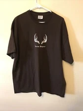 living country Farm Farmer T-shirt brown 2xl crew neck short sleeve men cotton