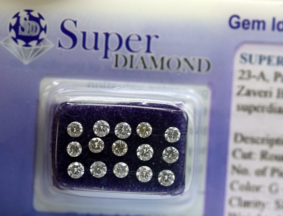 Brilliant Round Cut Diamond Lot 1.01 TCW Seal Pack Certified 100% Natural Gems - Image 2 of 4