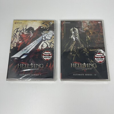 Hellsing Ultimate Series - Vol. 1 & 2 (DVD, 2007) BRAND NEW Lot Of 2
