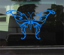 Tribal Butterfly 8 Inch Custom Vinyl Sticker / Decal