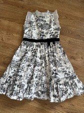 Janie and Jack Girl  s Winter Toile Dress 6Y