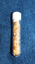 Decorative Vial of Gold Leaf Flakes -- 2.5" Long
