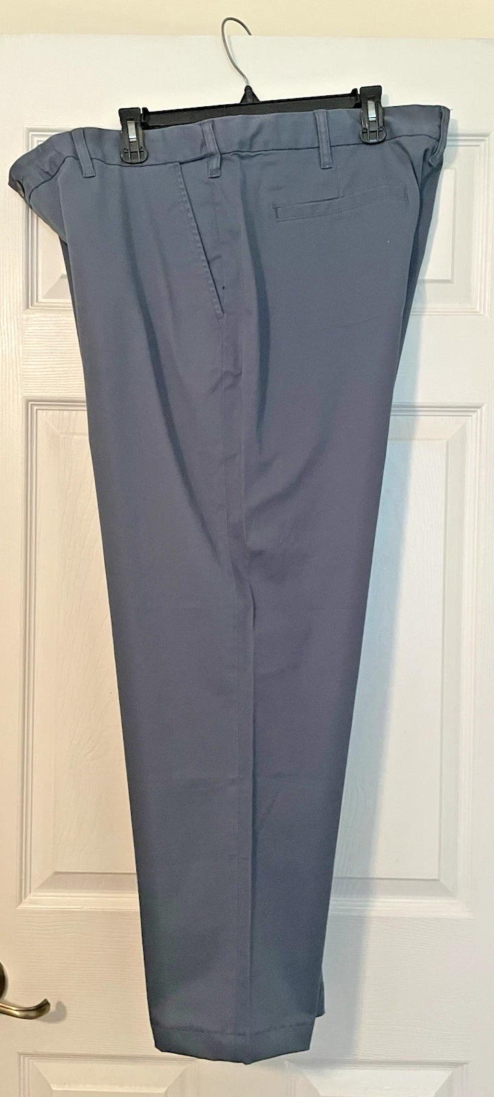 Lands End Chino Pants Men's Sz 40 Blue Traditional Fit Dress slacks pockets work