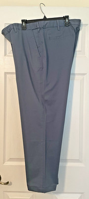 Lands End Chino Pants Men's Sz 40 Blue Traditional Fit Dress slacks pockets work