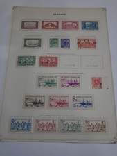 ALGERIE LOT 20 TIMBRES NEUFS ET OBLITERES DE 1938-39. BONNE VALEUR