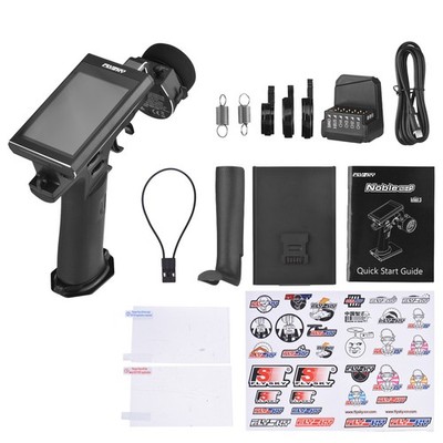 FlySky NB4+ 8CH RC Transmitter 3.5 Inch IPS Touch Screen Dual Battery System