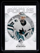 2024-25 Upper Deck SP Authentic Freshman Focus Georgi Romanov. #FF-25
