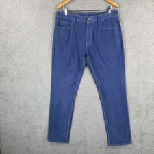 Vineyard Vines Pants Mens 34x32 Blue Corduroy 5 Pocket Stretch Casual Preppy