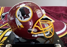 Sonny Jurgenson, Joe Theisman, Billy Kilmer, Doug Williams, Mark Rypien  -JSA