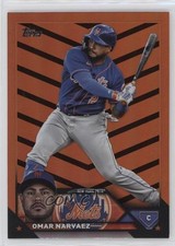 2023 Topps Update Orange & Black Foil Omar Narvaez Omar Narváez #US152 10uo