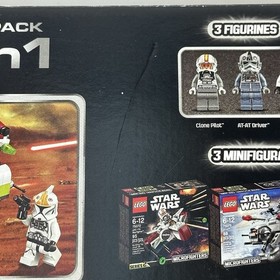 LEGO Star Wars Microfighters Super Pack 3-in-1 66534 With 3 Manuals No Minifigs