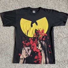 🔴Camisa Wu-Tang Talla Pequeña Rocksmith Colaboración Rara WuTang Clan Método Ugod Hombre
