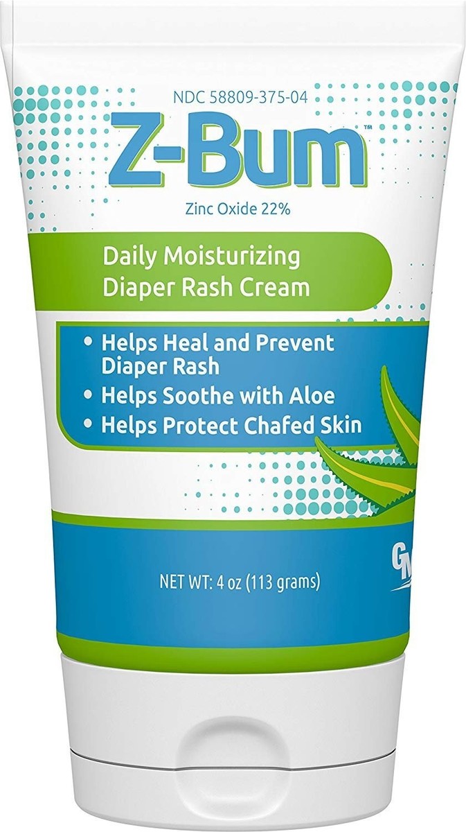 Z-Bum Daily Moisturizing Diaper Rash Cream Helps Soothe with Aloe