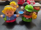 Lot Of 8 Vintage 1990 Fisher Price Chunky Little People Figures