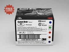3m Scotch-brite 89317 Roloc Tr Precision Surface Conditioning Discs - Fin Green 3m Scotch-brite 89317 Roloc Tr Precision Surface Conditioning Discs - Fin Green