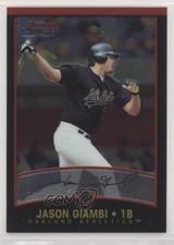 2001 Bowman Chrome Jason Giambi #1 2k2