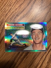 2001 Topps Archives Reserve  Herb Score #140 Chrome Refractor Cleveland Indians