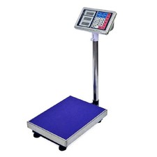 Bilancia Industriale Con Pedana Fino A 150 Kg Con Schermo Display Lcd Cw585