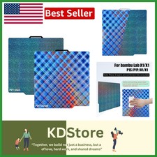 Upgraded Flexible Build Plate for Bambu Lab X1C/X1/X1E/P1P/P1S/A1 257x257mm S...