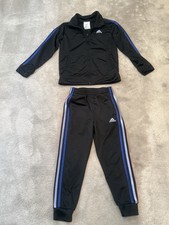 Adidas Youth 2 Piece Classic Track Suit Full Zip Jacket  Pants Size 6 Regular