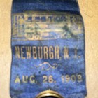 P.S. Railway  Newburg NY  Employee Outing Ribbon Badge Aug 26 1908 Pat Aug 1  99 — photo 6